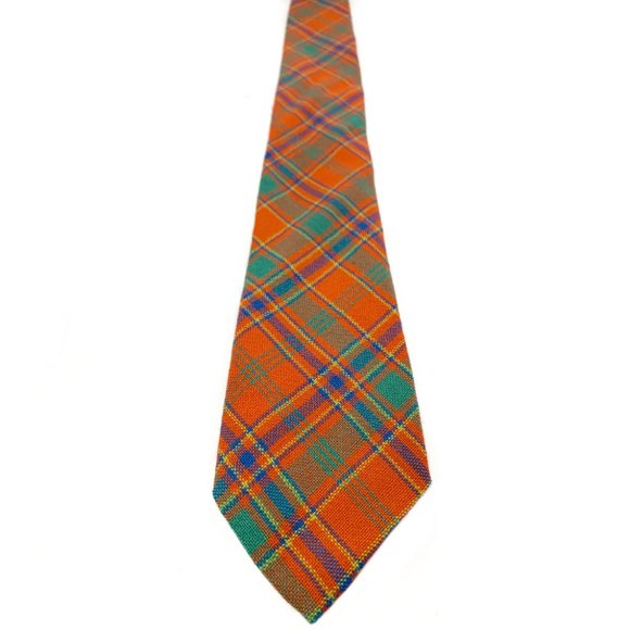 Munro Scotland Men's Ancient Tartan Plaid Necktie 100% Pure New Wool 3" x 57" - Picture 3 of 8